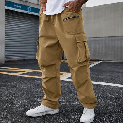 Pantalón Orsen™ con Bolsillos Utilitarios, Cintura Ajustable y Corte Relax