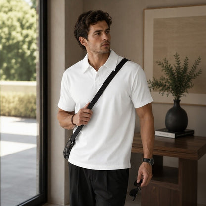 Polo Alden™ De Manga Corta Con Tejido Ultraligero
