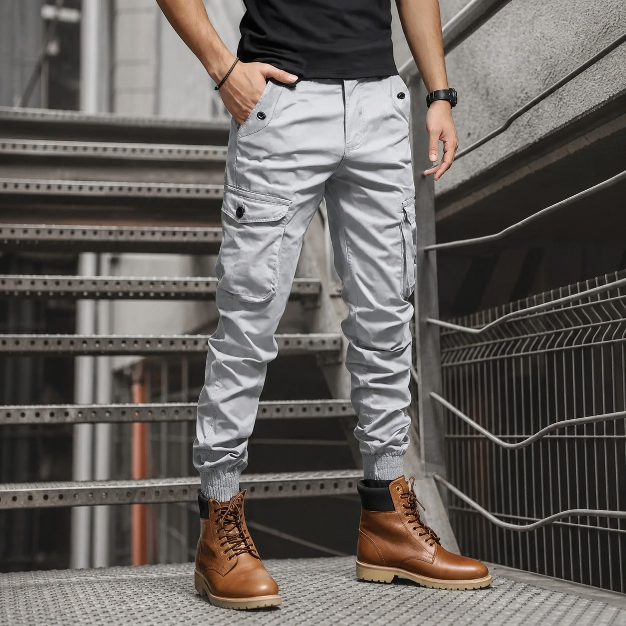 Pantalón Hawke™ con Bolsillos Utilitarios, Tejido Elástico y Bajo Ajustado