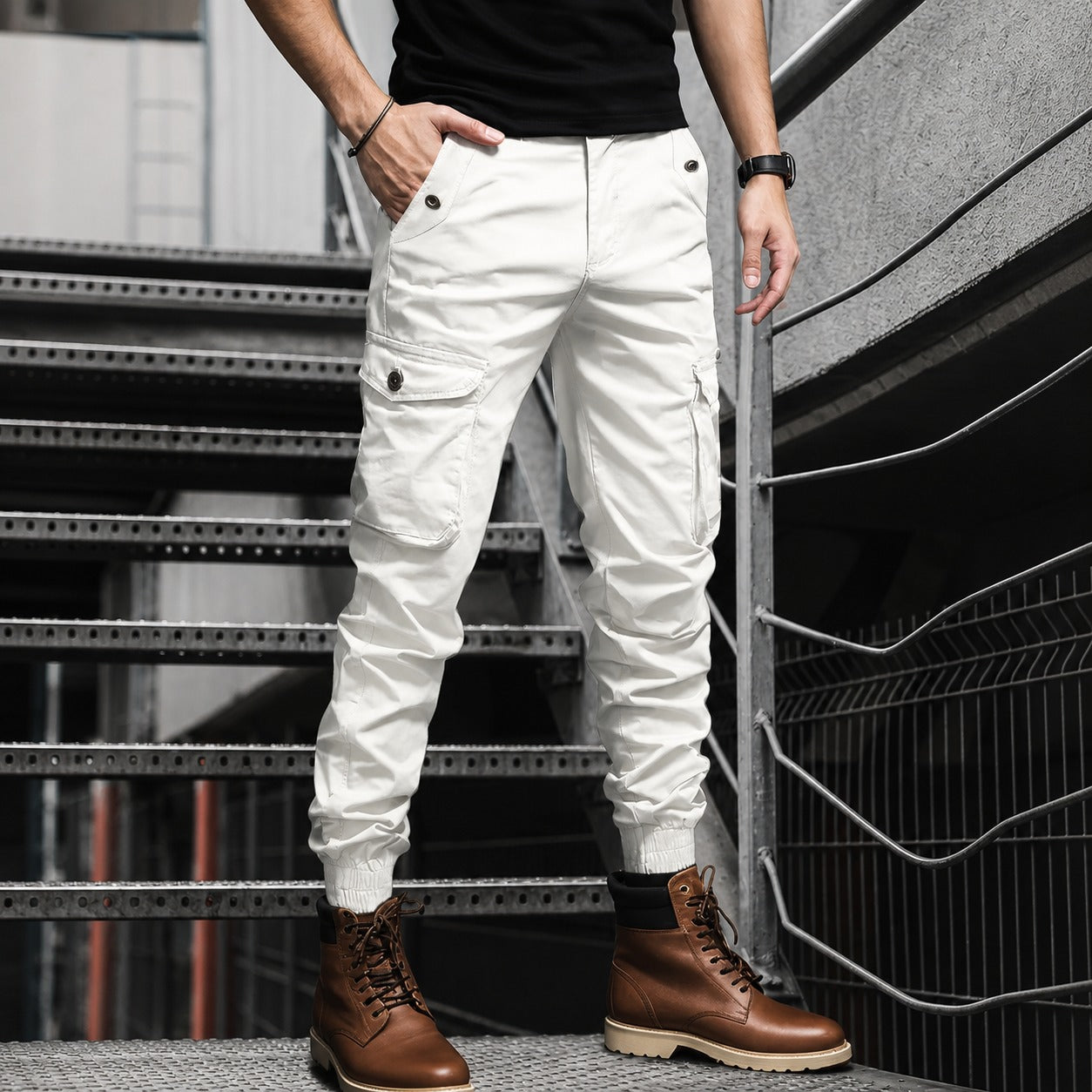 Pantalón Hawke™ con Bolsillos Utilitarios, Tejido Elástico y Bajo Ajustado