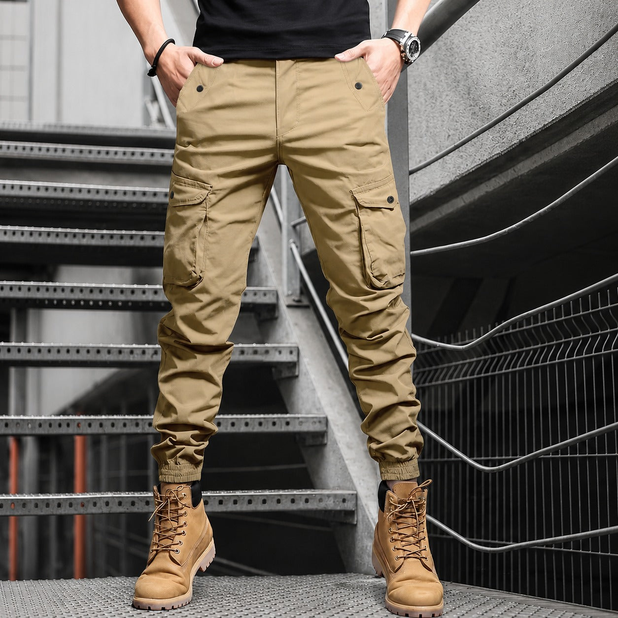 Pantalón Hawke™ con Bolsillos Utilitarios, Tejido Elástico y Bajo Ajustado