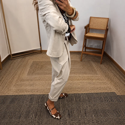 Conjunto Verenza™ con Blazer de Sastrería, Pantalón Jogger y Cintura Ajustable