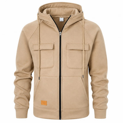 Chaqueta Torren™ con Capucha Ajustable y Bolsillos Frontales con Solapa