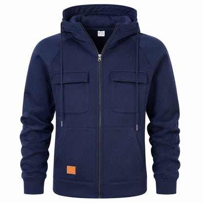 Chaqueta Torren™ con Capucha Ajustable y Bolsillos Frontales con Solapa