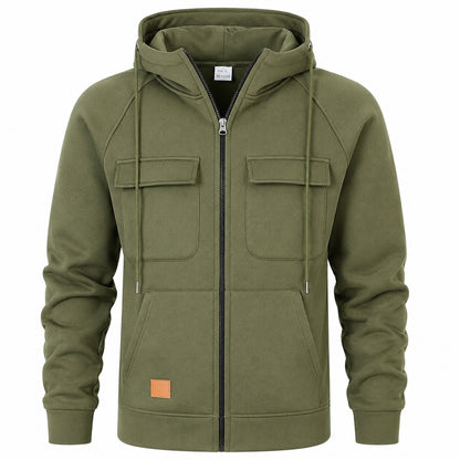 Chaqueta Torren™ con Capucha Ajustable y Bolsillos Frontales con Solapa