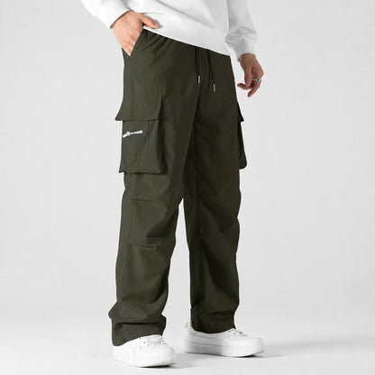 Pantalón Cargo Toren™ con Corte Amplio, Bolsillos Laterales y Cintura Ajustable