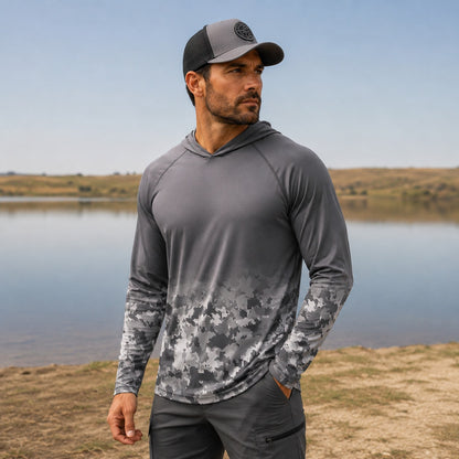 Camisa UV Morales™ con Capucha y Tejido Transpirable – Ideal para Deportes al Aire Libre