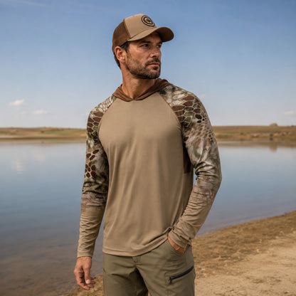 Camisa UV Morales™ con Capucha y Tejido Transpirable – Ideal para Deportes al Aire Libre
