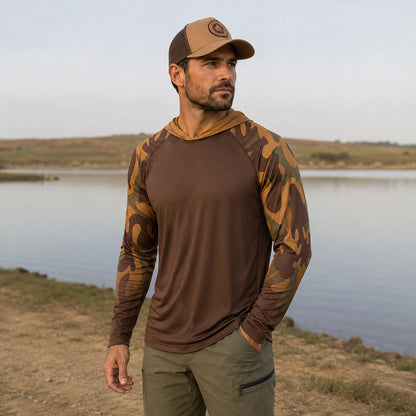 Camisa UV Morales™ con Capucha y Tejido Transpirable – Ideal para Deportes al Aire Libre