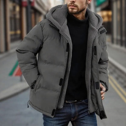 Chamarra Masculina Raven™ con Puffer Premium y Forro Térmico Afelpado