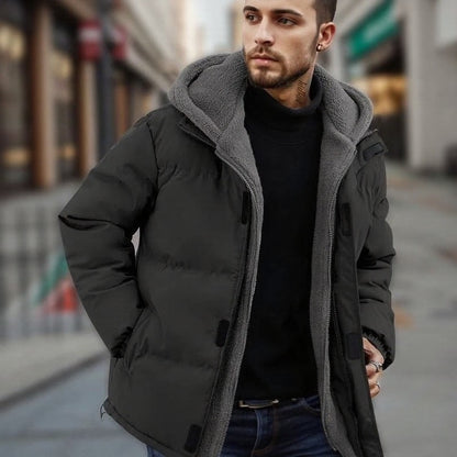 Chamarra Masculina Raven™ con Puffer Premium y Forro Térmico Afelpado