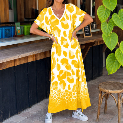 Vestido Luciana™ con Animal Print Marcado y Corte Amplio