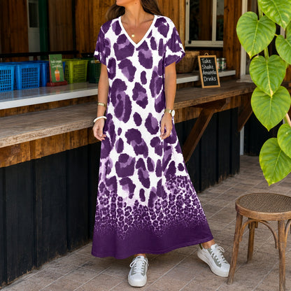 Vestido Luciana™ con Animal Print Marcado y Corte Amplio