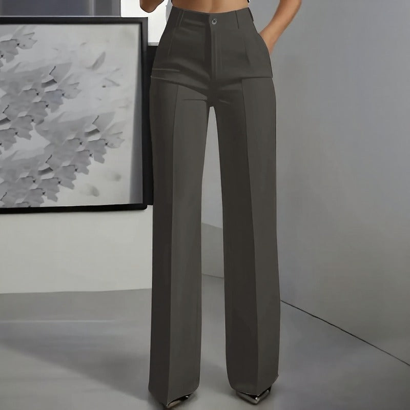 Pantalón Dahlia™ de Sastrería Premium con Cintura Alta y Corte Palazzo