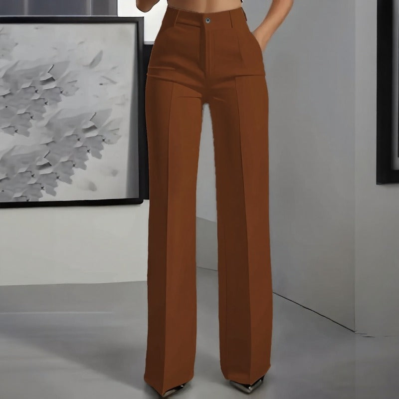 Pantalón Dahlia™ de Sastrería Premium con Cintura Alta y Corte Palazzo
