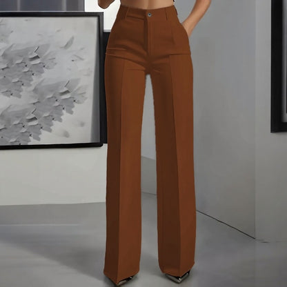 Pantalón Dahlia™ de Sastrería Premium con Cintura Alta y Corte Palazzo