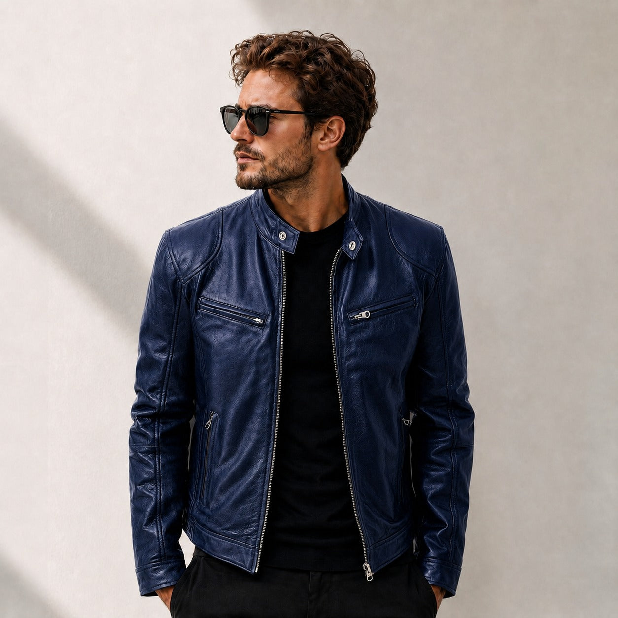 Chaqueta Yakuza™ en Cuero Premium con Diseño Minimalista y Atemporal