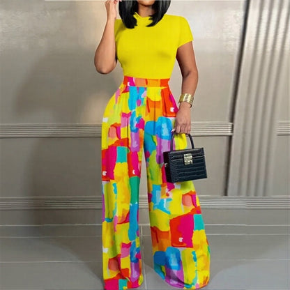 Conjunto Lunavie™ con Estampado Moderno y Estilo Lujoso