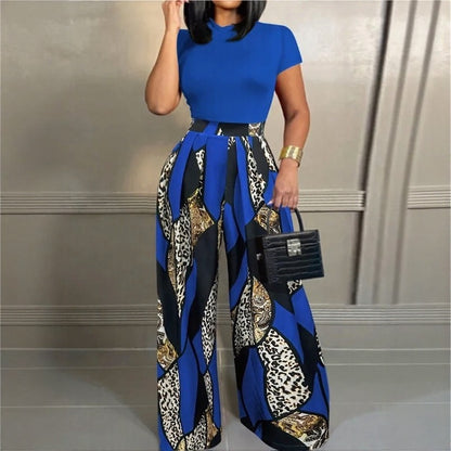Conjunto Lunavie™ con Estampado Moderno y Estilo Lujoso