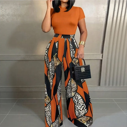 Conjunto Lunavie™ con Estampado Moderno y Estilo Lujoso