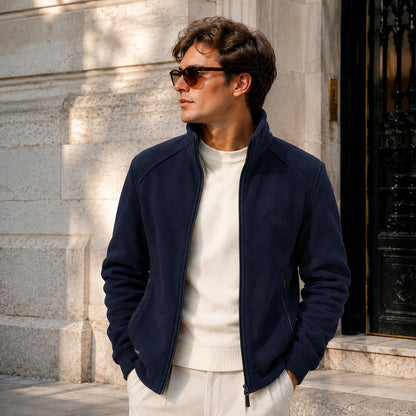 Chaqueta Arven™ con Cuello Alto y Elegancia Casual