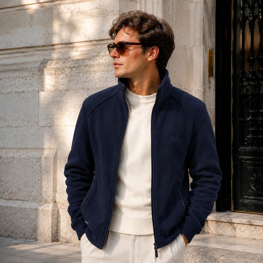 Chaqueta Arven™ con Cuello Alto y Elegancia Casual