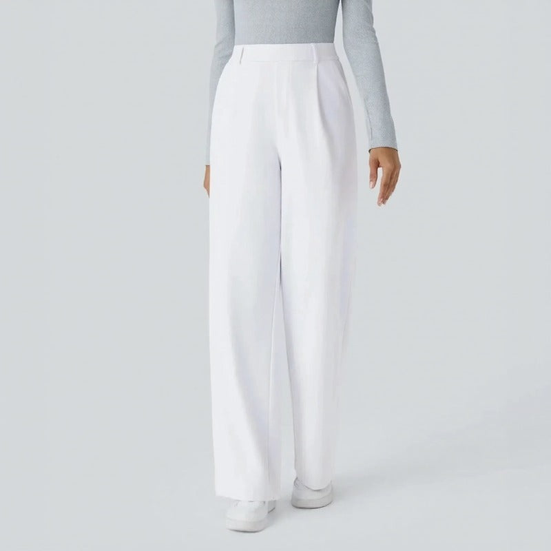 Pantalón Monarcelle™ Con Caída Fluida y Diseño Minimalista