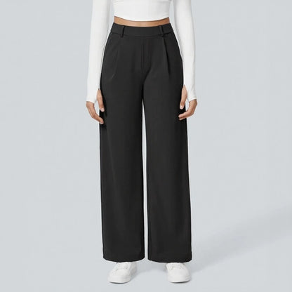 Pantalón Monarcelle™ Con Caída Fluida y Diseño Minimalista