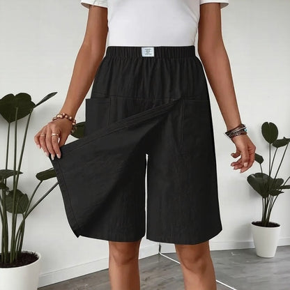 Short Falda Celenne™ en Lino de Algodón y Confort Premium