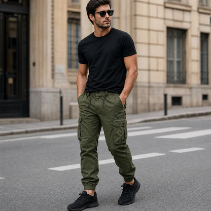 Pantalón Cargo Everest™ con Bolsillos Utilitarios y Puños Jogger