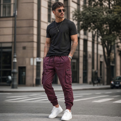 Pantalón Cargo Everest™ con Bolsillos Utilitarios y Puños Jogger
