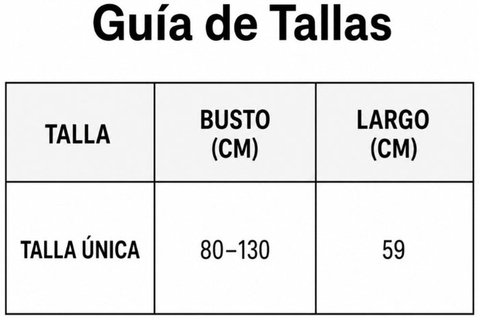 Guía de tallas