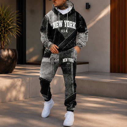 Conjunto Avelon™ en Sudadera con Efecto Denim