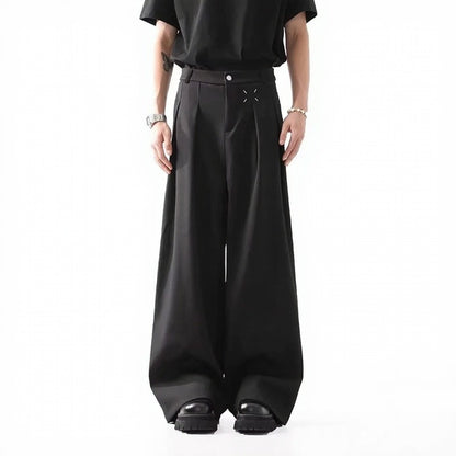 Pantalón Kronos Flow™ De Sastrería Wide Leg Con Estética Streetwear Premium