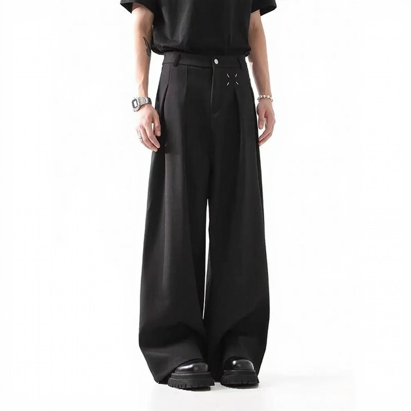 Pantalón Kronos Flow™ De Sastrería Wide Leg Con Estética Streetwear Premium