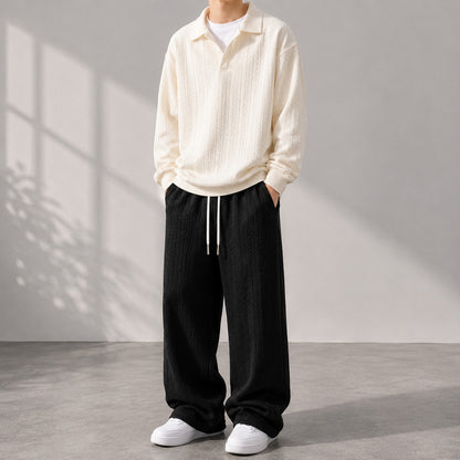 Conjunto Masculino Valdren™ De 2 Piezas En Punto Texturizado