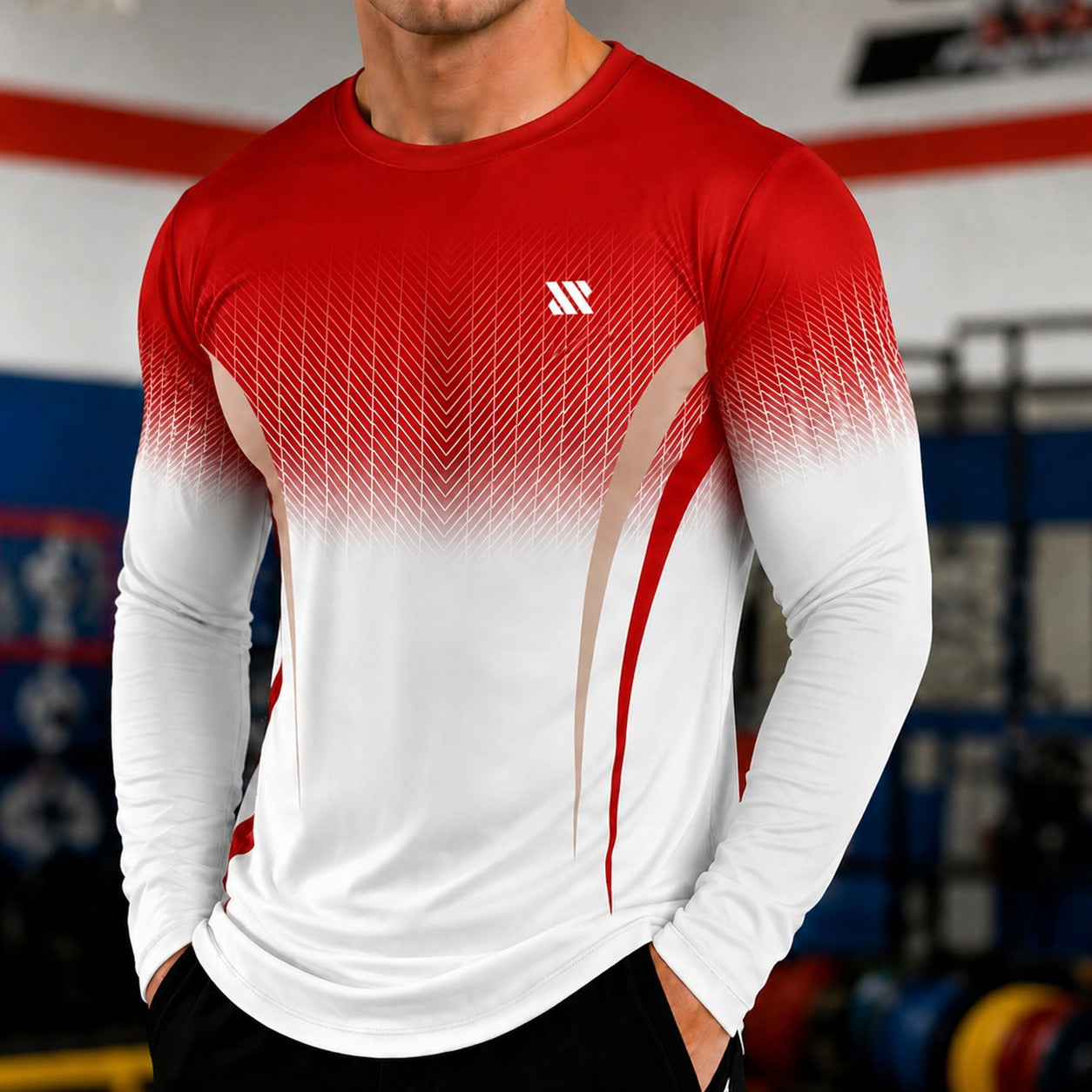 Camiseta Valen™ de Manga Larga en Tejido Deportivo con Protección UV