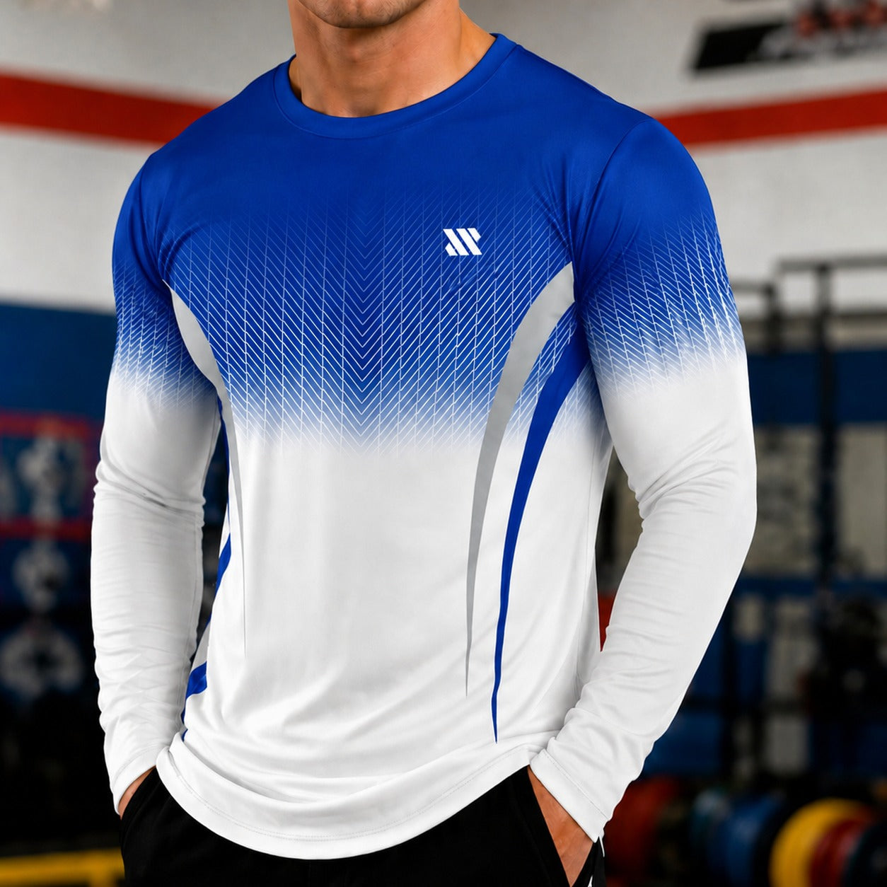Camiseta Valen™ de Manga Larga en Tejido Deportivo con Protección UV