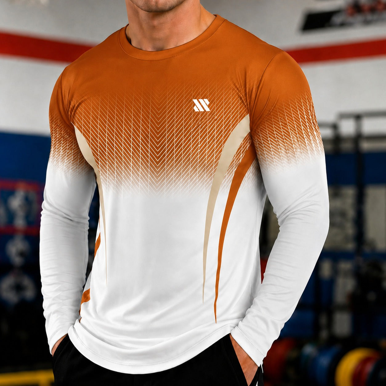 Camiseta Valen™ de Manga Larga en Tejido Deportivo con Protección UV