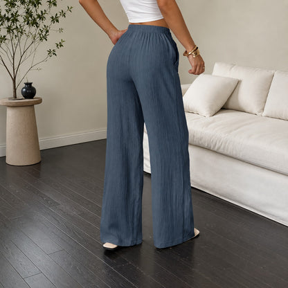Pantalón Marelle™ Con Cordón Ajustable Y Corte Palazzo