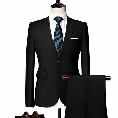 Conjunto Monaco Royal™ con Blazer de Sastrería Premium y Pantalón de Corte Slim