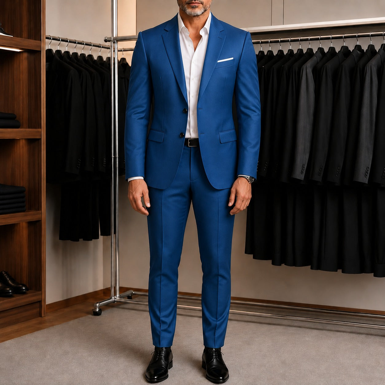 Conjunto Monaco Royal™ con Blazer de Sastrería Premium y Pantalón de Corte Slim