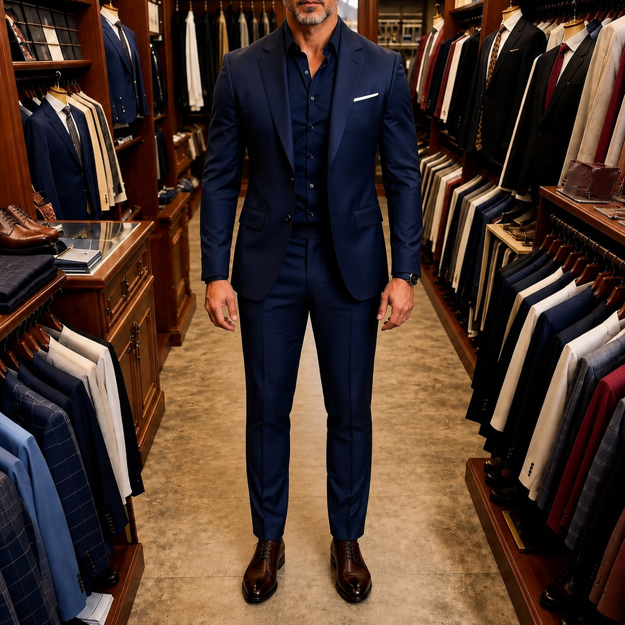 Conjunto Monaco Royal™ con Blazer de Sastrería Premium y Pantalón de Corte Slim