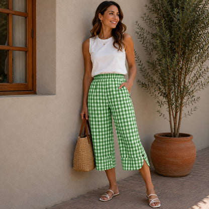 Pantalón Pantacourt Ravena™ con Caída Fluida y Comodidad Diaria