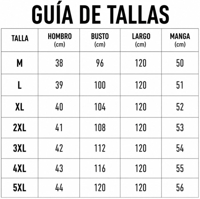 Guía de tallas