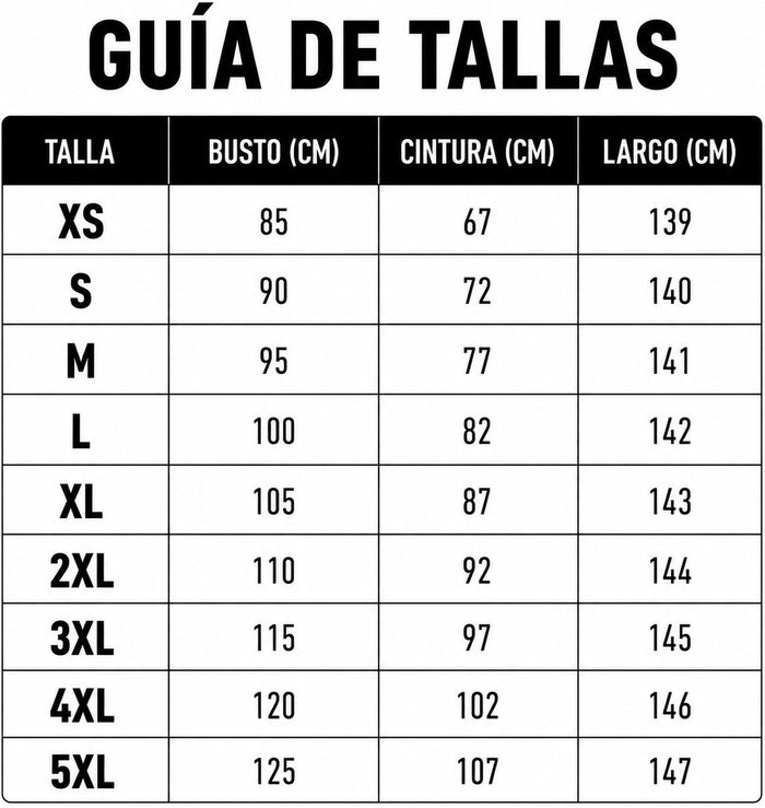 Guía de tallas