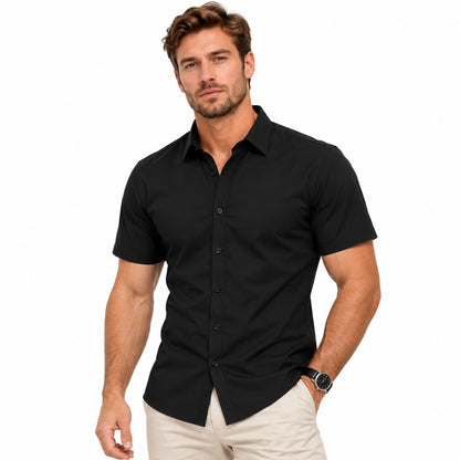 Camisa Marco™ con Elasticidad Inteligente y Corte Slim que Realza la Figura