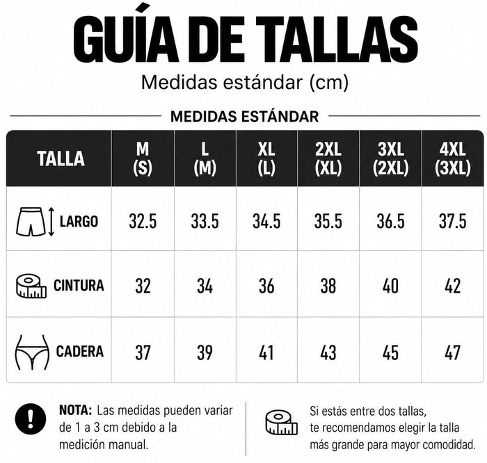 Guía de tallas