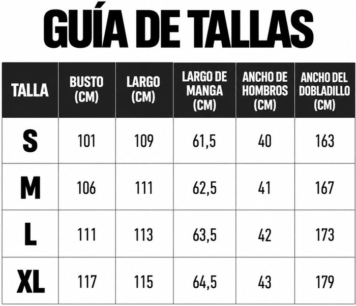 Guía de tallas