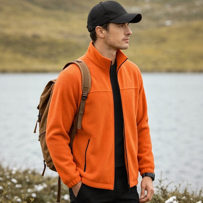 Chaqueta Caldwell™ de Fleece Acogedor con Cuello Alto y Cierre Frontal